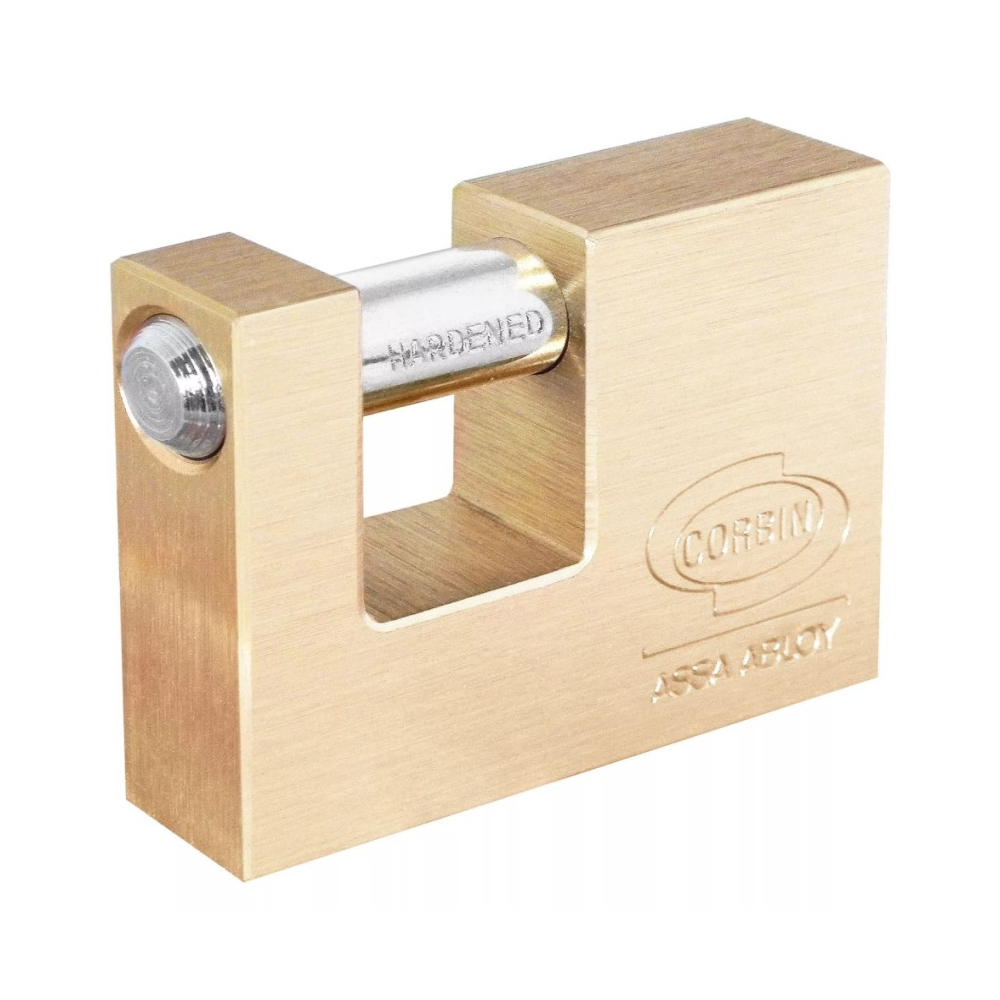 Featured image for “Lucchetto di sicurezza rettangolare in ottone Corbin PL311”