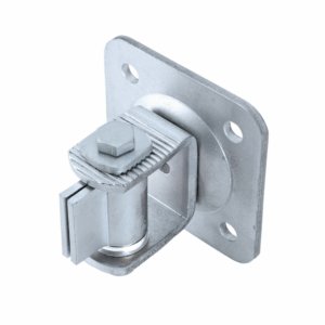 Cardine regolabile a cavallotto con piastra cuscinetto e ala Art. 372 Combi Arialdo