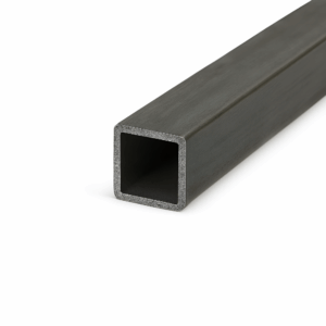 Tubolare quadro in ferro grezzo 25x25x3mm acciaio S235 JR lunghezza 1 metro - 2 metri - 3 metri