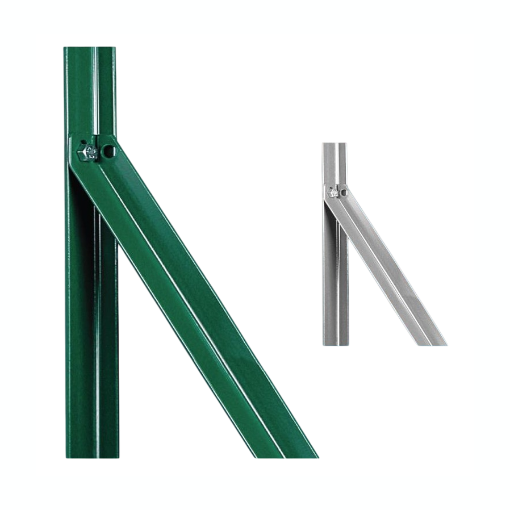 Saetta di contrasto plastificata o zincata a caldo in ferro angolare con forma a L per palo di recizione