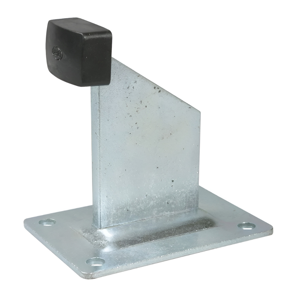 Arresto fine corsa ad avvitare in acciaio zincato per cancelli scorrevoli Art. 476G IBFM