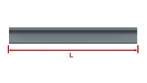 IMG PROFILATI ANGOLARI A LATI DISUGUALI TAGLIO DRITTO POSIZIONE VERTICALE FRONTE CON QUOTE